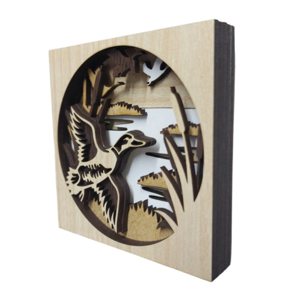 Drewniany magnes 5D N22