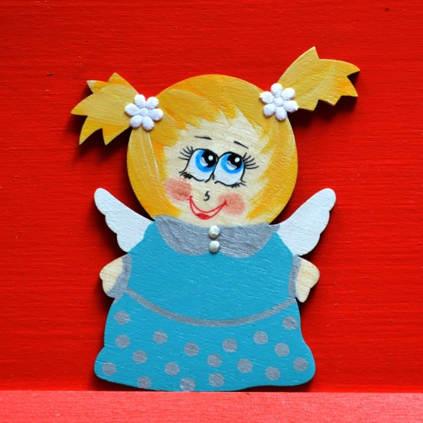 Magnes ANIOŁEK MAŁY NIEBIESKI