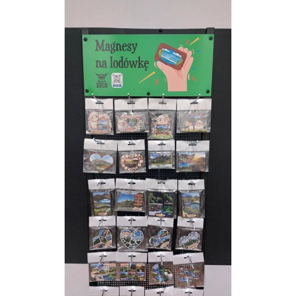 Dwustronny stojak na magnesy