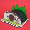 drewniany domek hobbita skarbonka