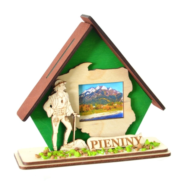 Domek z mapą i góralem