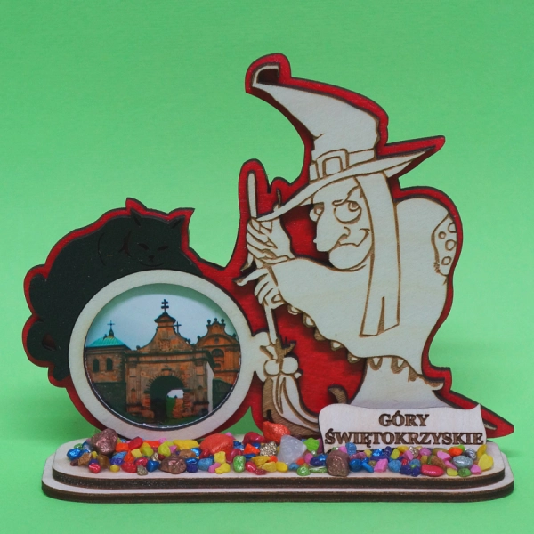 Czarownica z widokiem i kotem