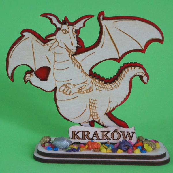 Smok na podstawce nr 1