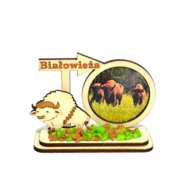 Znak mały z żubrem