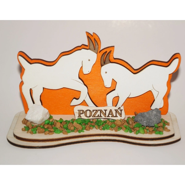 Koziołki na podstawce