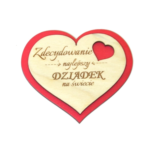 Magnes SERCE DLA DZIADKA