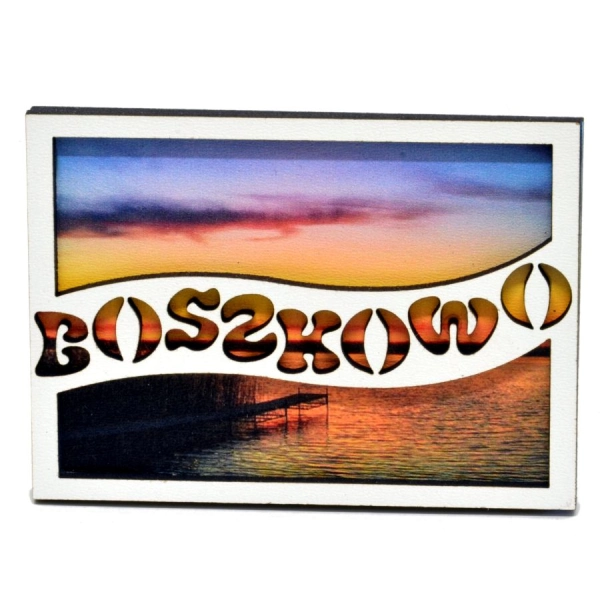 Magnes NAPIS BOSZKOWO Mix wzorów