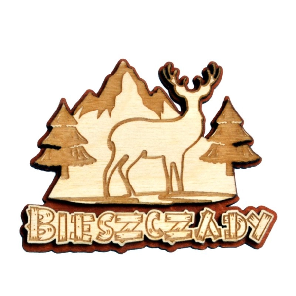 Magnes JELEŃ NA TLE GÓR