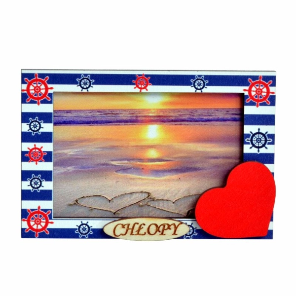 Magnes ramka z motywem morskim N6