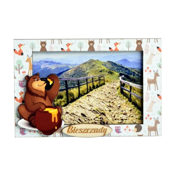 Magnes ramka z motywem górskim N2