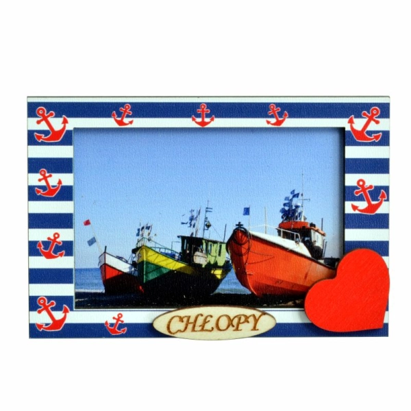 Magnes ramka z motywem morskim N5