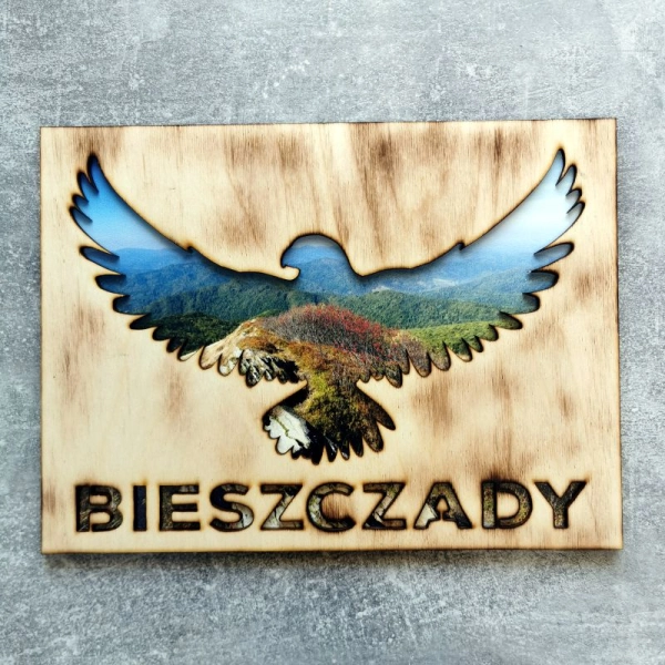 Obraz opalany z widokiem ORZEŁ