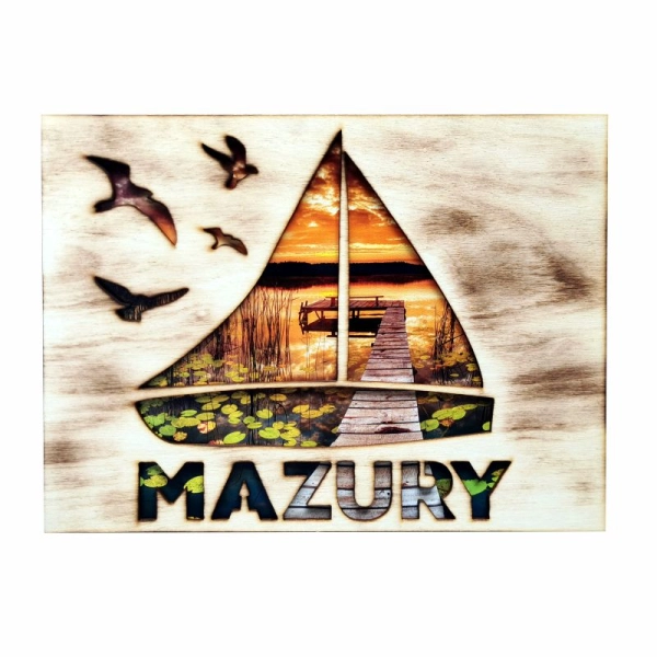 obraz opalany na mazury