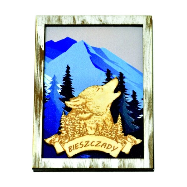 drewniany magnes, pamiątki regionalne producent, pamiątki na bieszczady, producent, śmieszne upominki