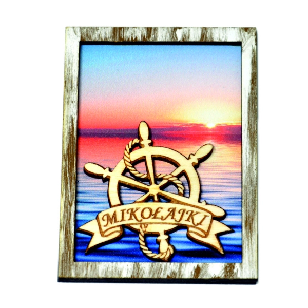 drewniany magnes, pamiątki regionalne producent, pamiątki na mazury, producent, śmieszne upominki