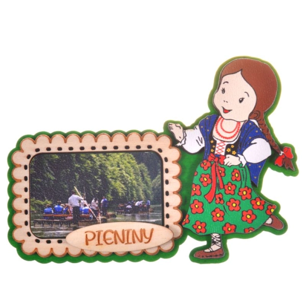 drewniany magnes, magnes góral, góralskie magnesy, pamiątki regionalne, magnesy na lodówkę, pamiątki z gór, magnesy z gó