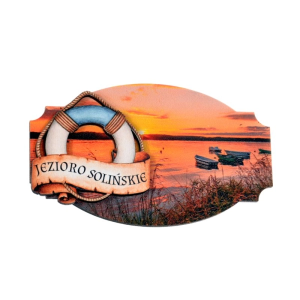 magnesy nad jeziora, magnes znad morza, magnes Iława, drewniany magnes, magnes Rajgród