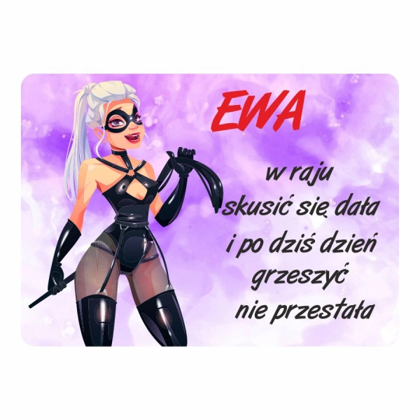 Magnes śmieszny z imieniem EWA 2