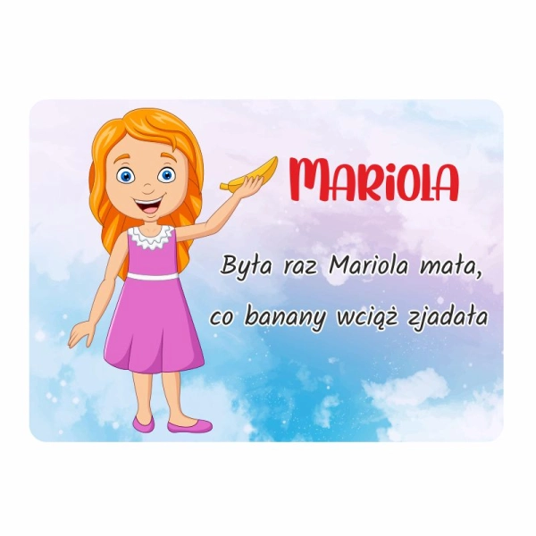 Magnes śmieszny z imieniem MARIOLA