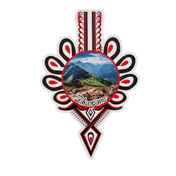 Drewniana parzenica Kolorowa UV- Zawieszka 30cm