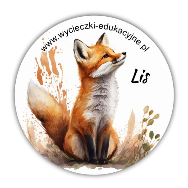 Drewniany magnes LIS