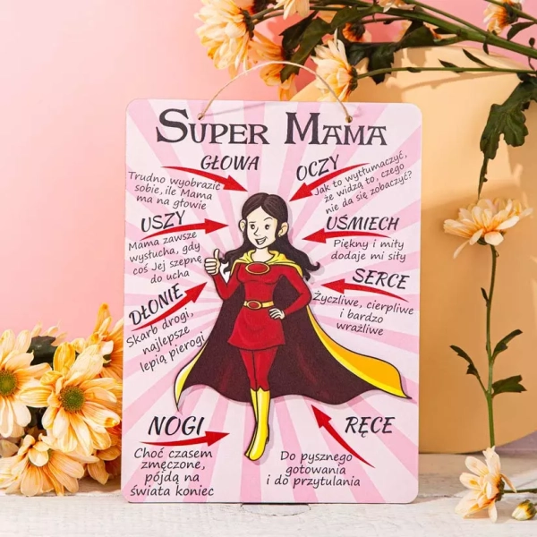 Tabliczka SUPER MAMA