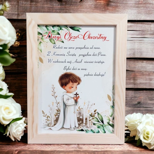 Podziękowanie dla Chrzestnego - chłopak