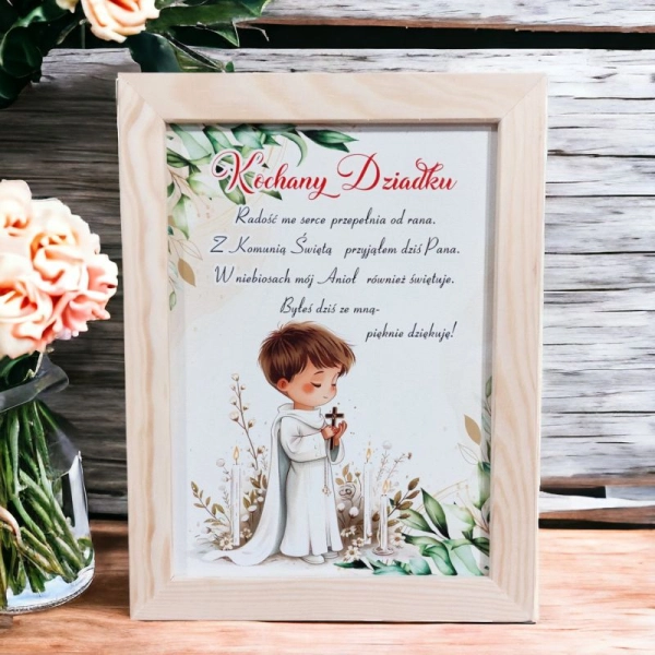 Podziękowanie dla Dziadka - chłopak