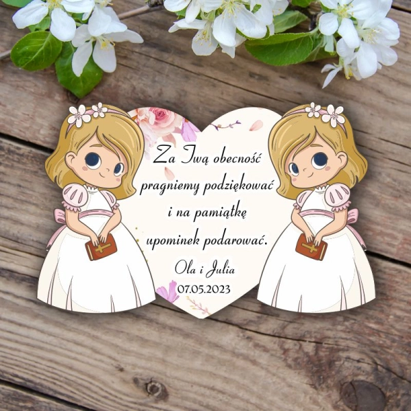 Podziękowanie dla gości - Bliźniaczki Blond