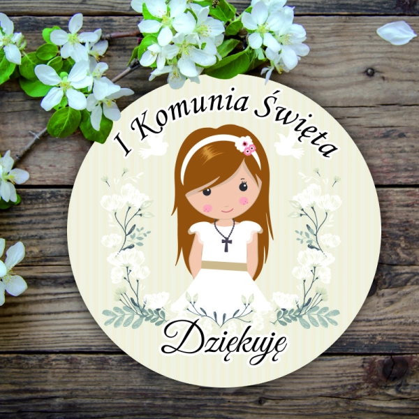 Podziękowanie dla gości - dziewczynka magnes koło N2