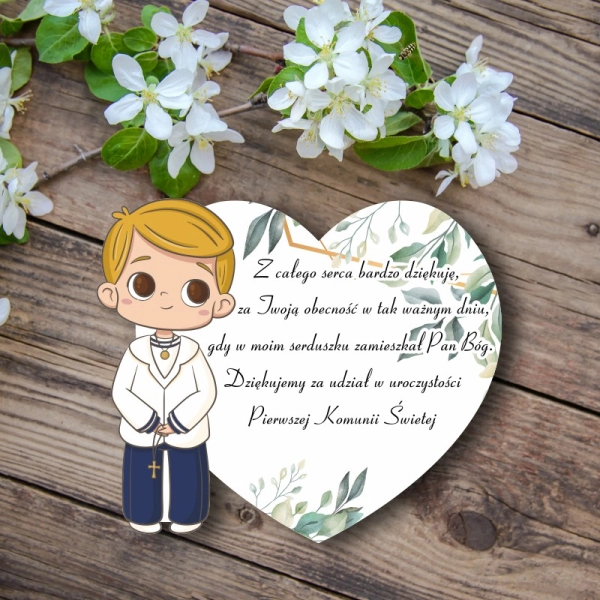 Podziękowanie dla gości - Chłopak z sercem BLOND N1