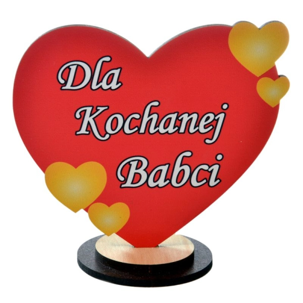 Serce laurka dla babci