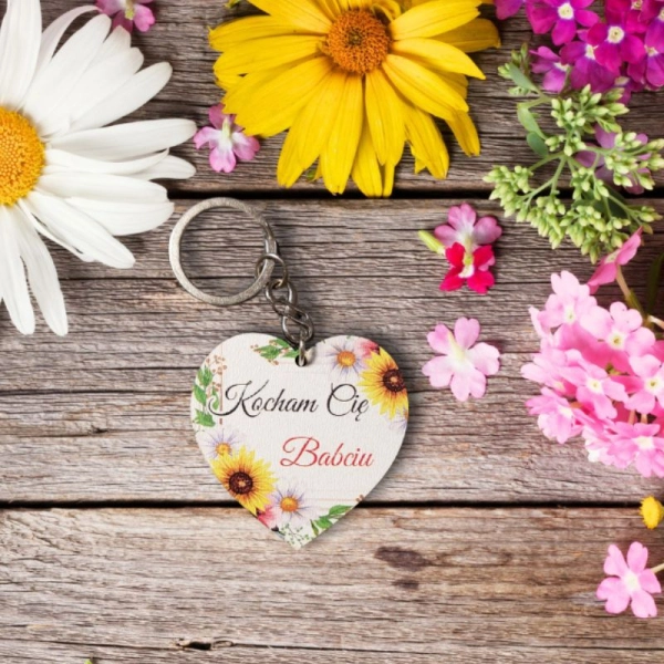 Breloczek Kocham Cię Babciu