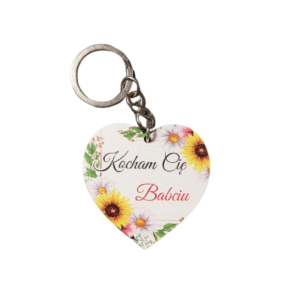 Breloczek Kocham Cię Babciu