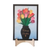 Prezent dla Babci i Dziadka- laurka z tulipanami
