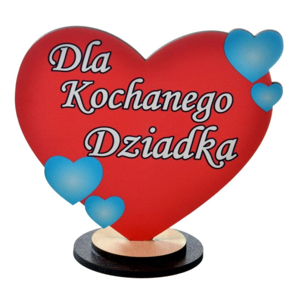 Serce laurka dla dziadka