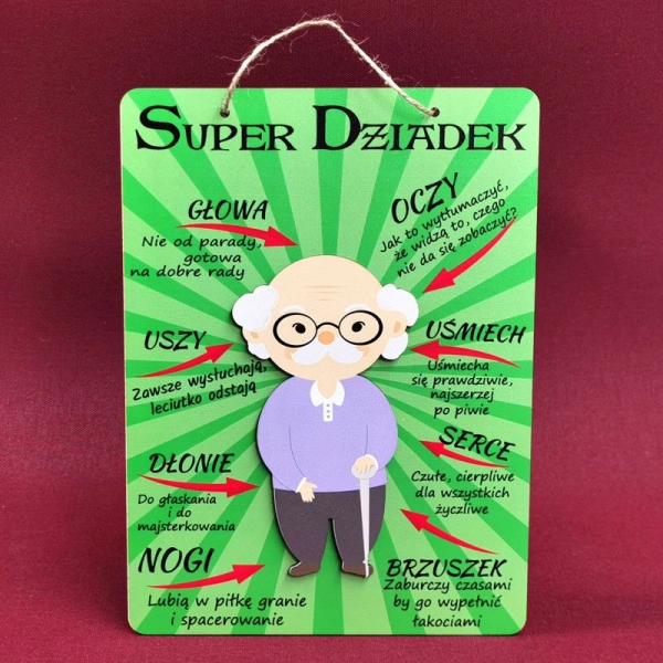 Tabliczka SUPER DZIADEK